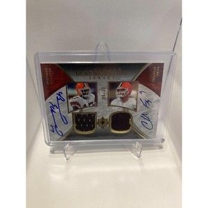 2006 Upper Deck Ultimate Dual Signature Jersey Frye & Edwards Auto Relic /10